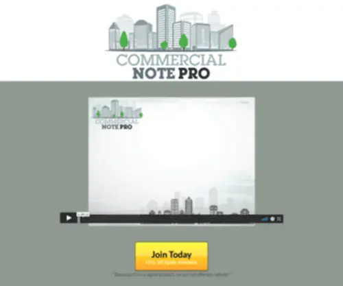 Commercialnotepro.com(Commercial Note Pro) Screenshot