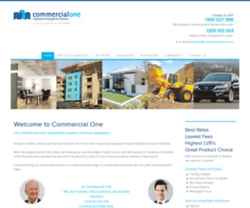 Commercialoneonline.com(Commercial One) Screenshot