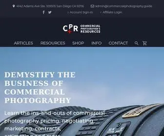 Commercialphotography.guide(Commercial Photographer's Educational Resources) Screenshot