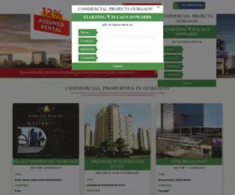 Commercialproperties-Gurgaon.com(COMMERCIAL PROPERTY GURUGAON) Screenshot
