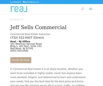 Commercialrealestatebyjeff.com(REAL Broker) Screenshot