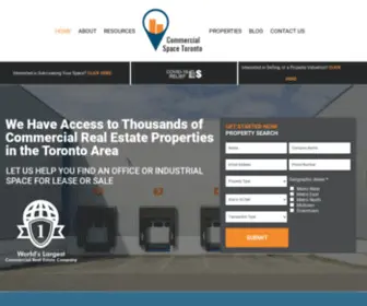 Commercialspacetoronto.com(Warehouse Properties For Sale & Lease) Screenshot