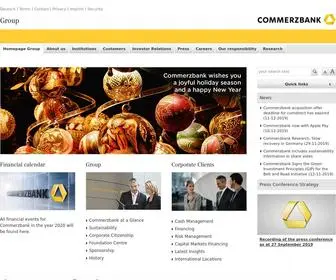 Commerzbank.com(Home Commerzbank Group) Screenshot
