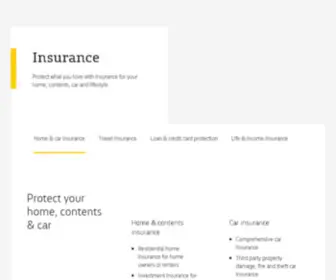 Comminsure.com.au(Insurance) Screenshot