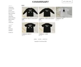Commissarystores.com(Commissary Store) Screenshot