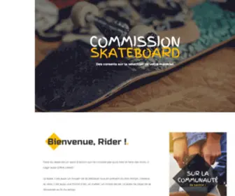 Commission-Skateboard.fr(Vidéos skateboard) Screenshot