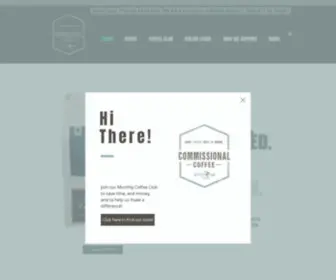 Commissionalcoffee.com(Commissional Coffee) Screenshot