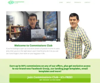 Commissionsclub.com(Commissions Club) Screenshot