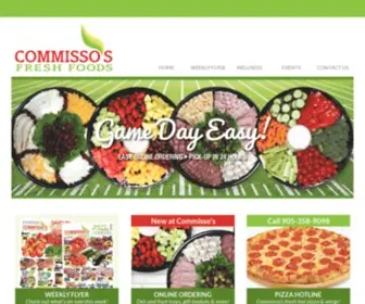 Commissosfreshfoods.com(Commisso's Fresh Foods) Screenshot