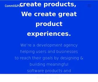 Commitandpush.com(Node.js, Angular, React and Electron Development) Screenshot