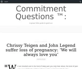 CommitmentQuestions.com(Commitment Questions) Screenshot