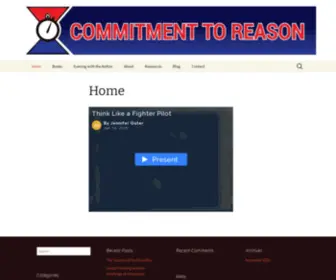 Commitmenttoreason.com(Commitmenttoreason) Screenshot