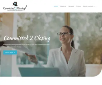 Committed2Closing.com(REAL ESTATE TRANSACTION MANAGEMENT) Screenshot