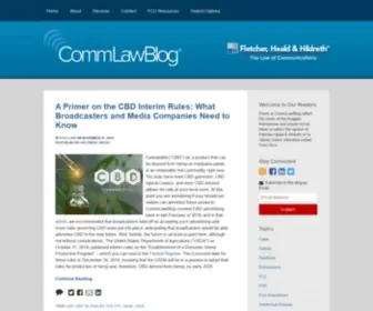 Commlawblog.com(Fletcher, Heald & Hildreth, PLC) Screenshot