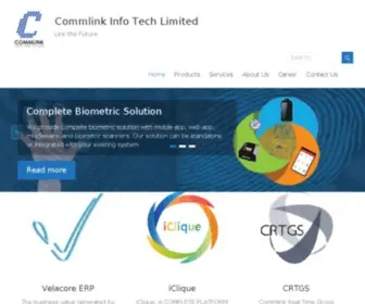 Commlinkinfotech.com(Commlink Info Tech Ltd) Screenshot