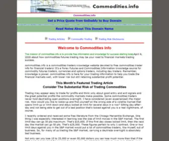 Commodities.info(Commodities Trading) Screenshot