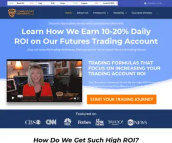 Commoditiesuniversity.com(Learn How To Get 10) Screenshot