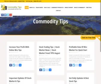 Commoditytips.org.in(Commodity Tips) Screenshot