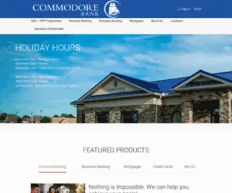 Commodorebank.com(Commodore Bank) Screenshot