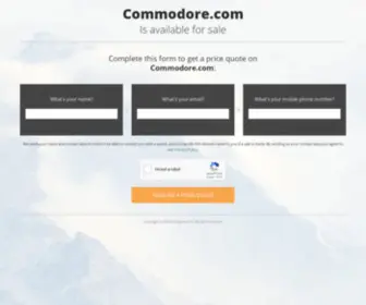 Commodore.com(Commodore) Screenshot