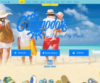 Commodorecondo.com(Panama City Beach) Screenshot