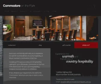 Commodoreonthepark.com.au(The Commodore on the Park) Screenshot