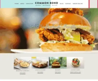 Commonbondcafe.com(Common Bond Cafe) Screenshot