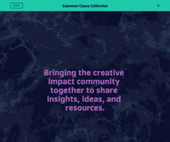 Commoncause.design(Common Cause Collective) Screenshot