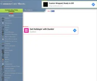 Commoncoresheets.fr(News & Updates) Screenshot