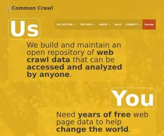 Commoncrawl.org(Common Crawl) Screenshot
