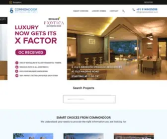 Commondoor.co.in(Real Estate) Screenshot