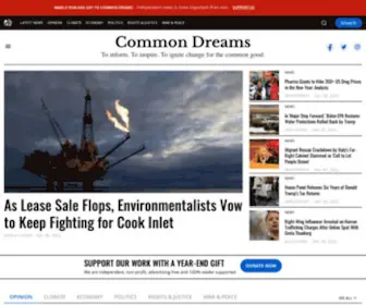 Commondreams.org(Breaking News & Views for the Progressive Community) Screenshot