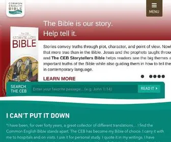Commonenglishbible.com(Common English Bible) Screenshot
