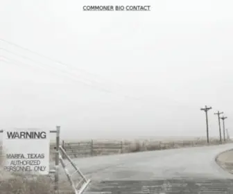 Commoner.com(Commoner is an Americana) Screenshot