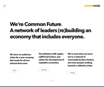 Commonfuture.co(Common Future) Screenshot