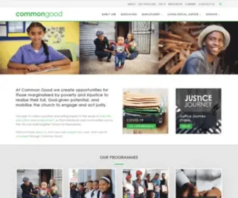 Commongood.org.za(Change that transforms and impact that lasts) Screenshot