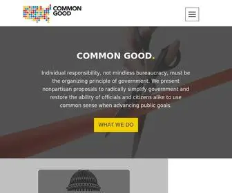 Commongood.org(Common Good) Screenshot