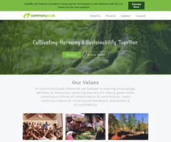 Commongoods.net(CommonGoods Network) Screenshot