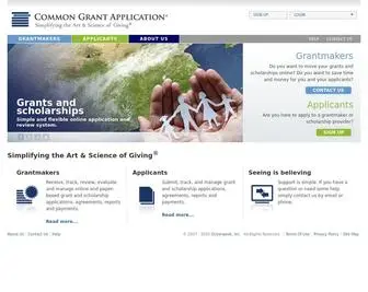 Commongrantapplication.com(Common Grant Application) Screenshot