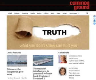 Commonground.ca(Moribund media) Screenshot