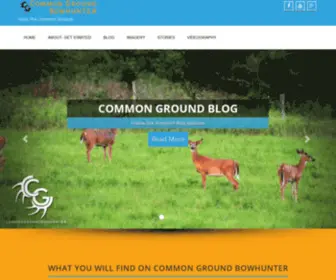 Commongroundbowhunter.com(Hunt The Common Ground) Screenshot