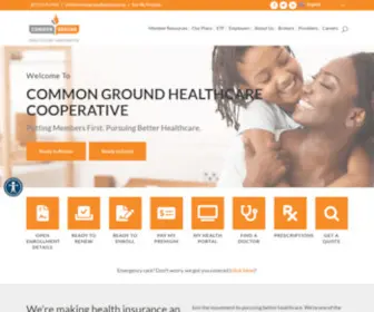 Commongroundhealthcare.org(Common Ground Healthcare Cooperative) Screenshot