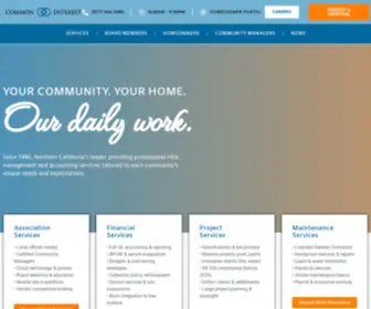 Commoninterest.com(Common Interest Management) Screenshot
