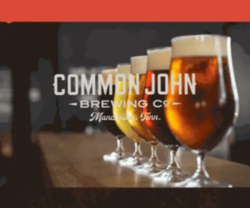 Commonjohnbc.com(Common John Brewing Co) Screenshot