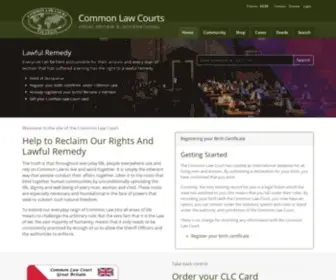 Commonlawcourt.com(Common law court) Screenshot