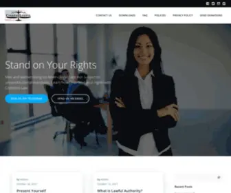 Commonlawful.com(Stand on Your Rights) Screenshot