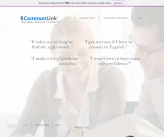 Commonlink.nl(Common Link English Language Training) Screenshot