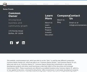 Commonowner.com(Common owner) Screenshot