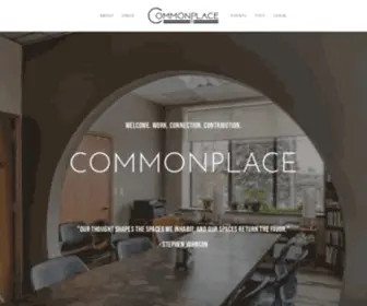 Commonplacework.org(Commonplace) Screenshot