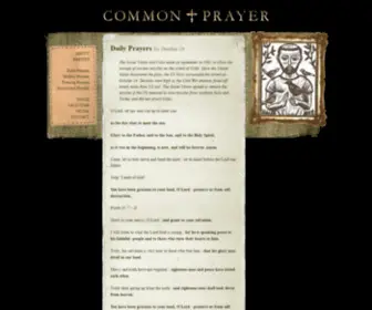Commonprayer.net(Common Prayer) Screenshot